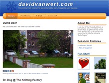 Tablet Screenshot of davidvanwert.com